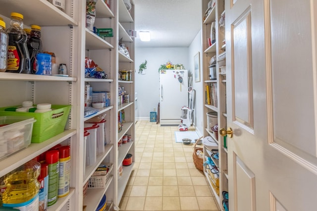 view of storage area