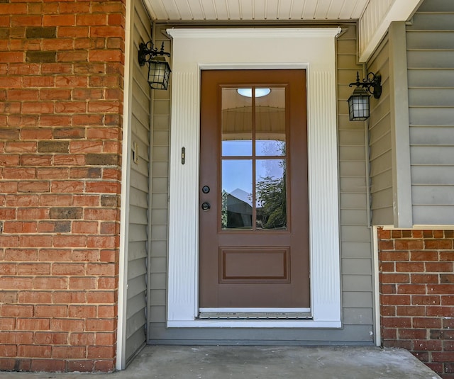 view of entrance to property