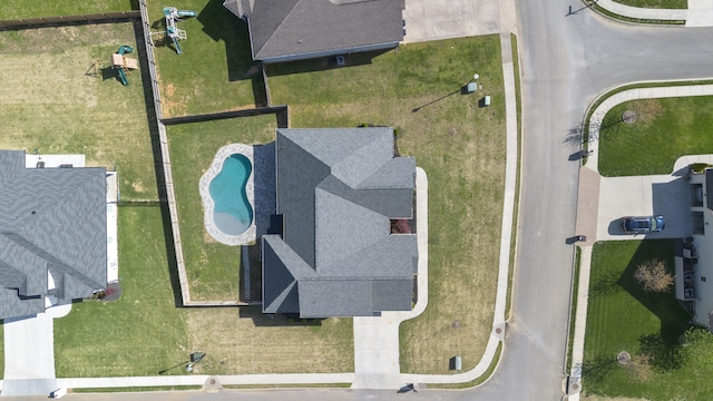 drone / aerial view