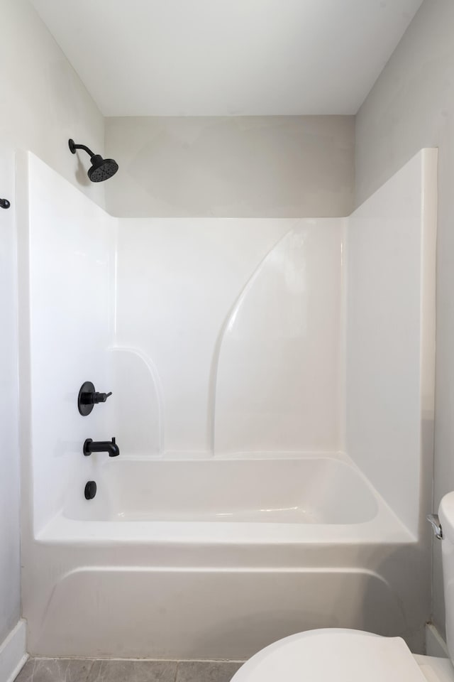 full bath with shower / washtub combination and toilet