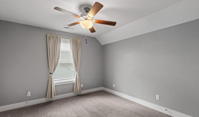 264 Courtland Crest Dr SW, Cleveland, TN 37311 - carpeted spare room with a ceiling fan and lofted ceiling