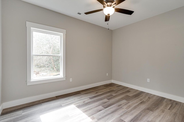 4470 Keith St NW Unit 501, Cleveland, TN 37312 - unfurnished room with wood finished floors, a ceiling fan, and baseboards