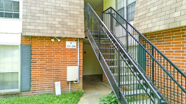 view of staircase