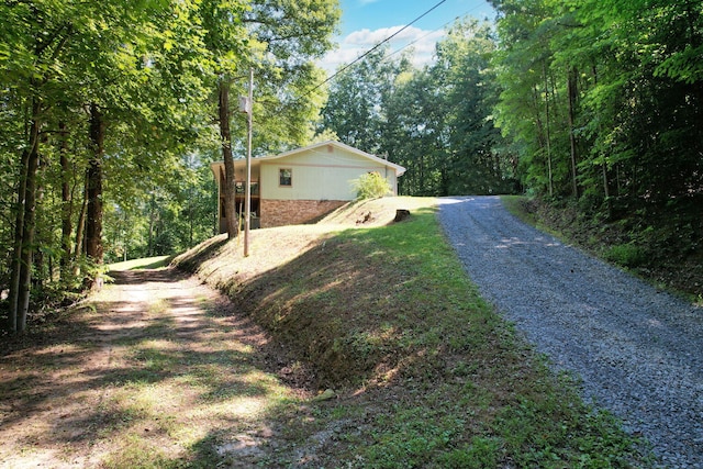 view of side of property