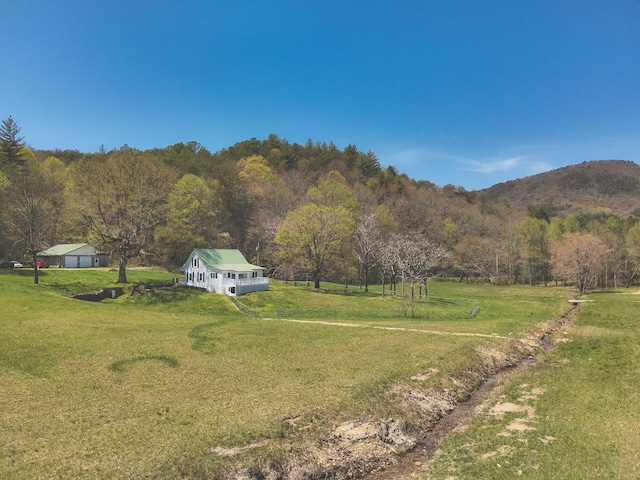 626 Brush Creek Rd, Copperhill, TN 37317 - mountain view featuring a rural view and a view of trees