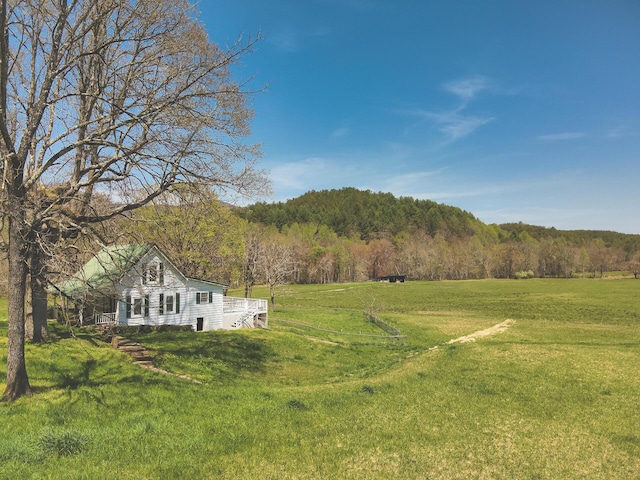 626 Brush Creek Rd, Copperhill, TN 37317 - view of yard featuring a forest view and a rural view