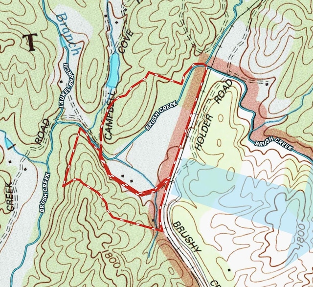 626 Brush Creek Rd, Copperhill, TN 37317 - map