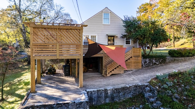 view of rear view of house