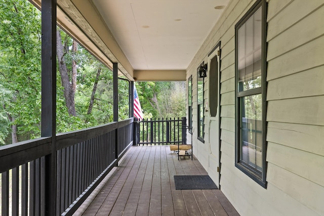 6300 Davis Hill Rd, Harrison, TN 37341 - view of wooden porch