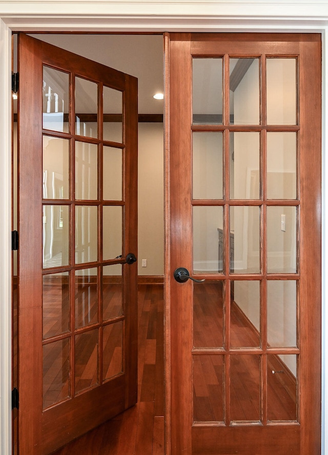 details with french doors