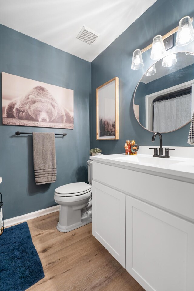 364 Hidden Oaks Trl, Cleveland, TN 37312 - bathroom featuring vanity and wood finished floors