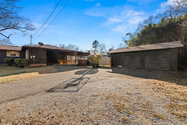 view of side of home