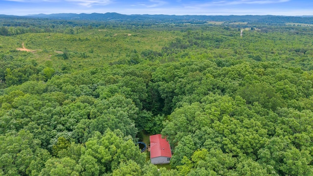1426 Nebo Rd, Ten Mile, TN 37880 - aerial view of a heavily wooded area and a mountain backdrop