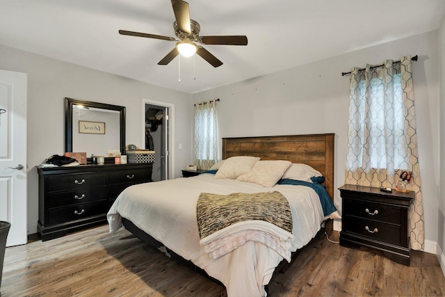 1042 Mccann Dr SE, Cleveland, TN 37311 - bedroom featuring wood finished floors and a ceiling fan