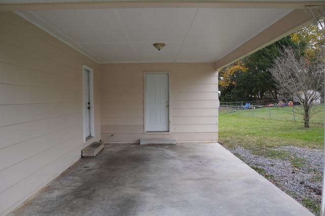 view of patio