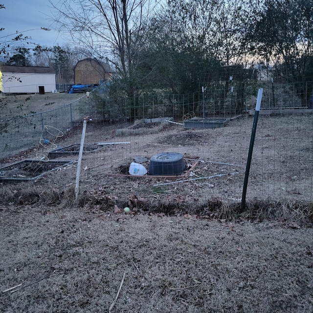 view of yard with cooling unit