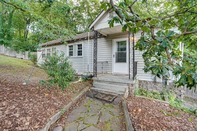 view of entrance to property