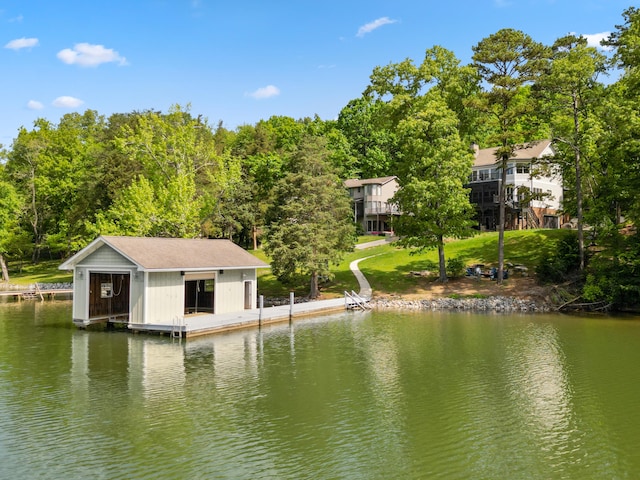 302 Key Cove Rd, Spring City, TN 37381 - view of dock with a water view