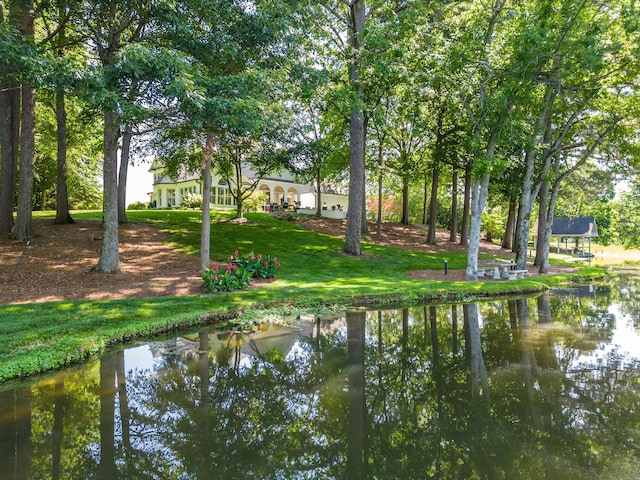 view of water feature