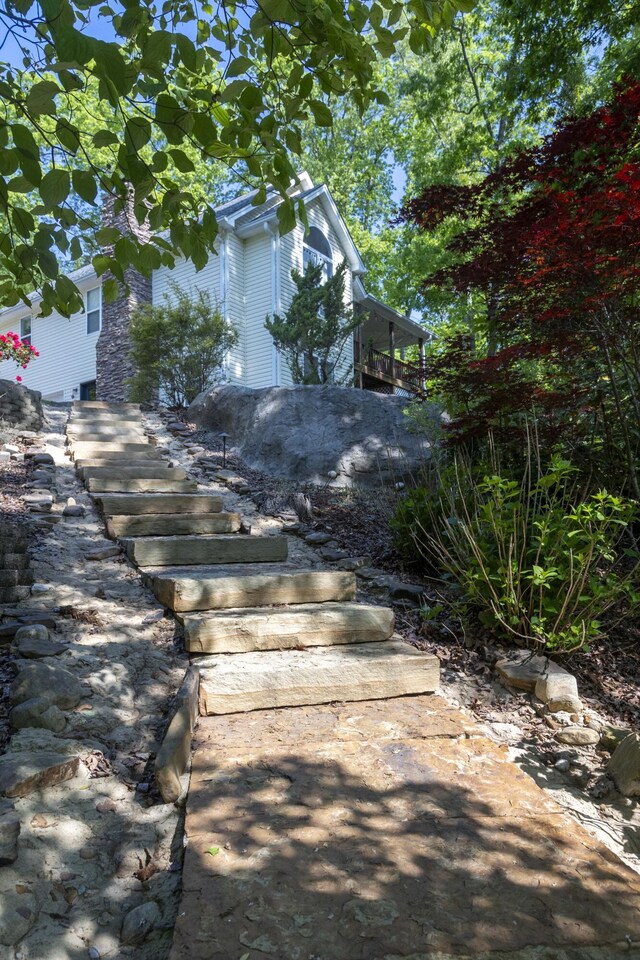 436 Oak Hills Drive Lots 4.5 & 6, Spring City, TN 37381 - view of home's exterior with stairway