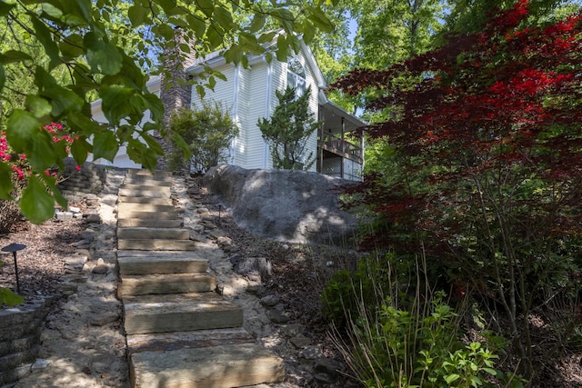 436 Oak Hills Drive Lots 4.5 & 6, Spring City, TN 37381 - view of side of home with stairs