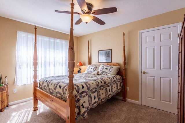 436 Oak Hills Drive Lots 4.5 & 6, Spring City, TN 37381 - carpeted bedroom featuring baseboards and a ceiling fan