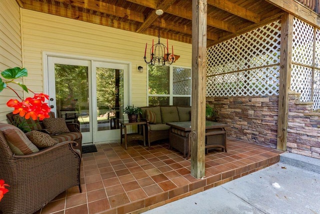 436 Oak Hills Drive Lots 4.5 & 6, Spring City, TN 37381 - view of patio with outdoor lounge area