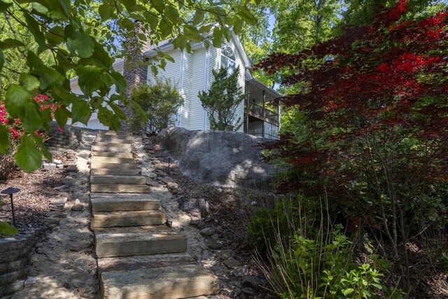 436 Oak Hills Drive Lots 4.5 & 6, Spring City, TN 37381 - view of side of home with stairs