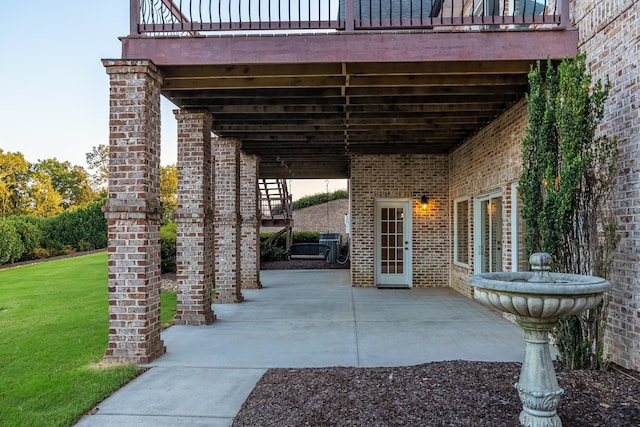 view of patio