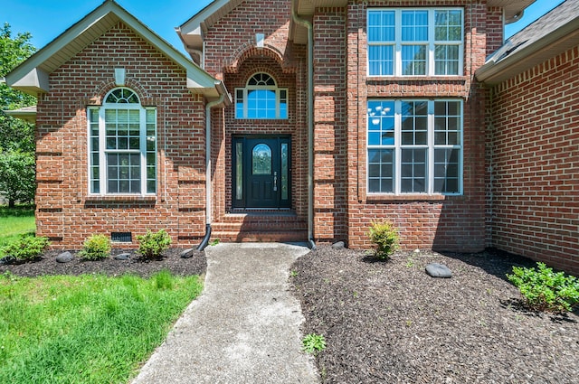 1031 Laurel Hill Dr, Dickson, TN 37055 - property entrance featuring brick siding