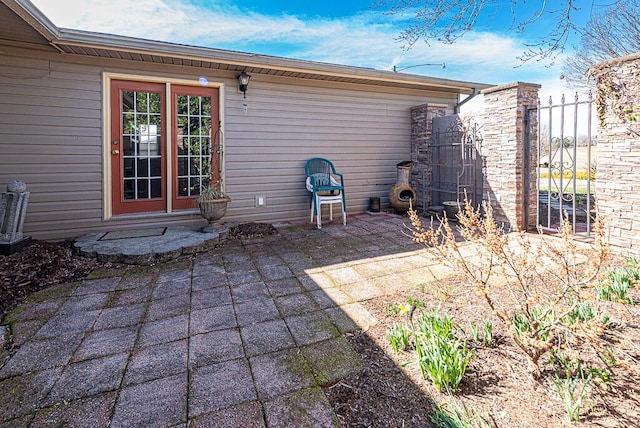 view of patio / terrace with fence