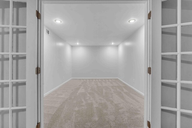 6833 Buck Trail Dr, Harrison, TN 37341 - spare room featuring carpet floors, recessed lighting, and baseboards
