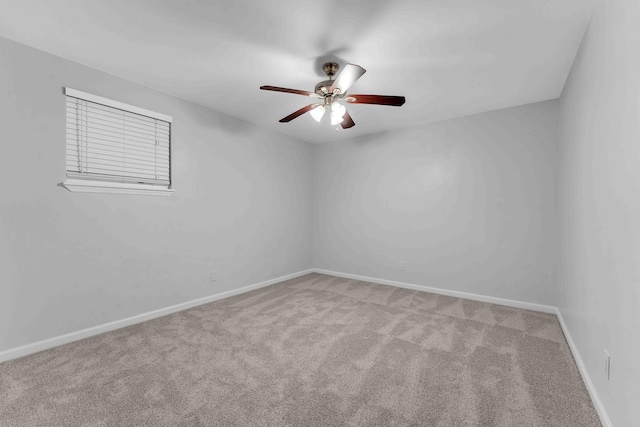 6833 Buck Trail Dr, Harrison, TN 37341 - carpeted empty room featuring ceiling fan and baseboards