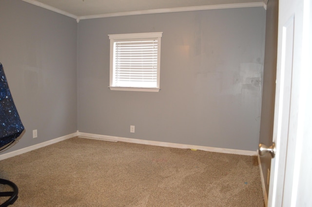183 Bettis Ave SW, Cleveland, TN 37311 - unfurnished room with baseboards, carpet, and ornamental molding