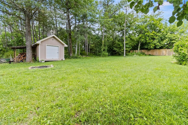 7510 Hewitt Ln, Chattanooga, TN 37421 - view of yard with a storage shed