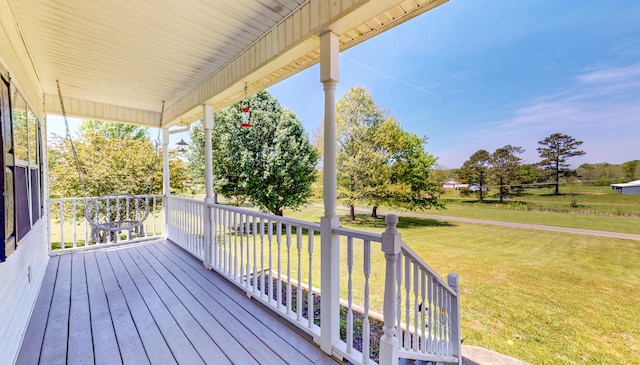 LOT1 Cabrera Dr SE, Cleveland, TN 37323 - wooden porch featuring a lawn