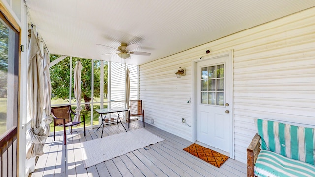 LOT1 Cabrera Dr SE, Cleveland, TN 37323 - wooden deck with a ceiling fan