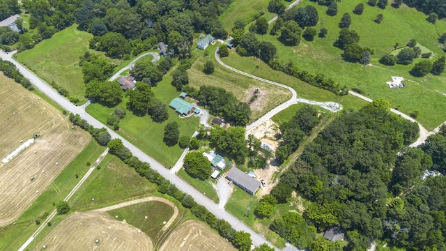 7209 Anthem Trl, Birchwood, TN 37308 - aerial view of property and surrounding area with rural landscape