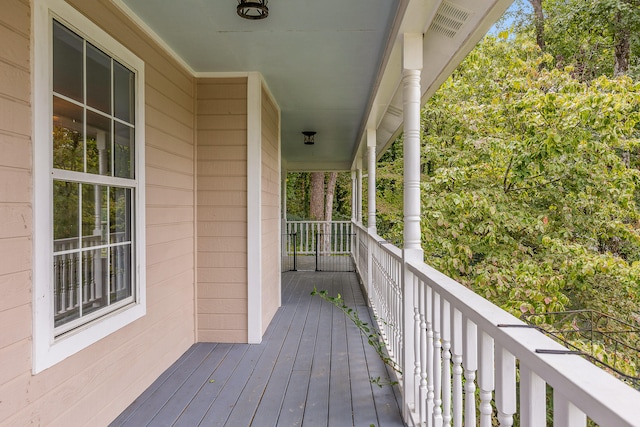 view of deck