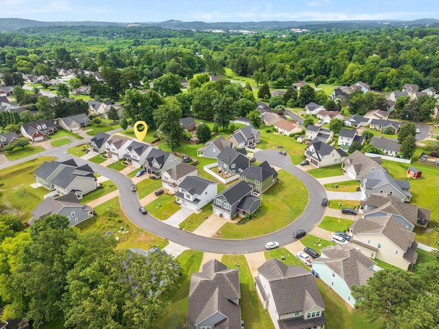 5013 Solar Ln NW, Cleveland, TN 37312 - aerial view of property and surrounding area with nearby suburban area