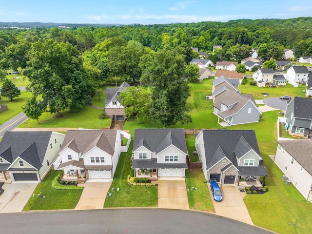 5013 Solar Ln NW, Cleveland, TN 37312 - aerial perspective of suburban area featuring a forest