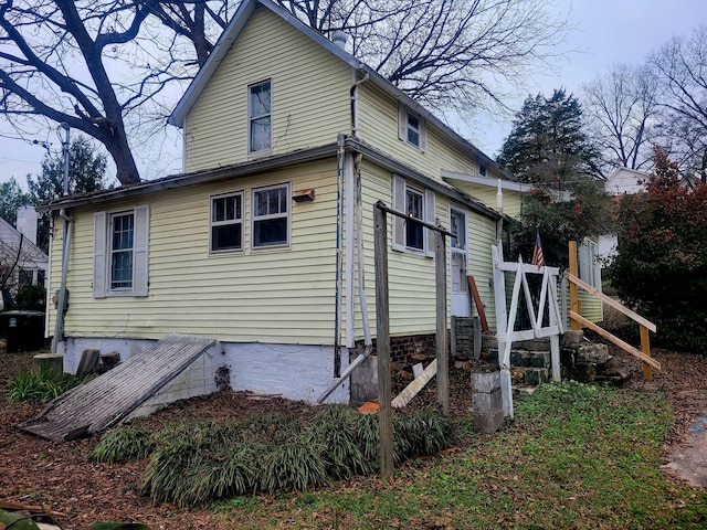 view of rear view of house