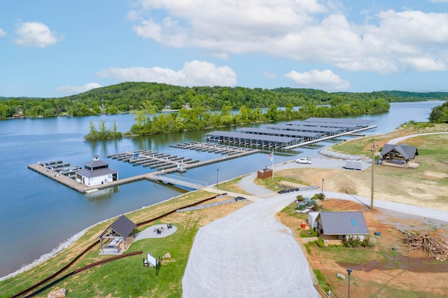 925 Wildcat Run Dr, Loudon, TN 37774 - drone / aerial view of a large body of water and a forest