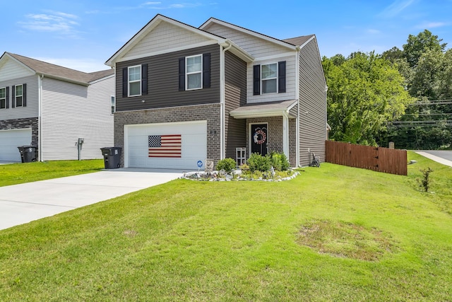 115 Belle Way, Athens, TN 37303 - traditional-style house with driveway, brick siding, and a garage