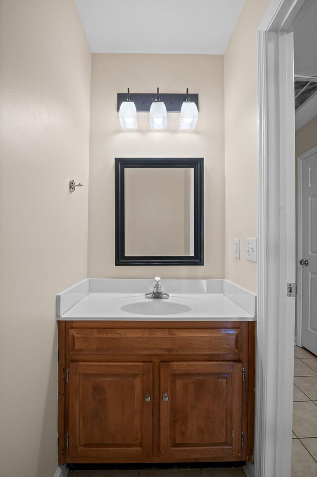 6585 Hickory Trace Cir, Chattanooga, TN 37421 - bathroom with vanity and tile patterned floors