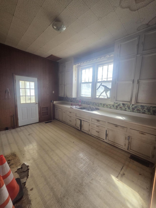 363 15th St NW, Cleveland, TN 37311 - kitchen featuring light floors, plenty of natural light, and a sink