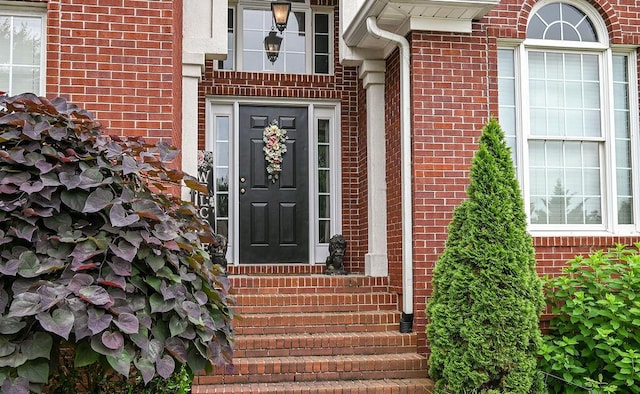 1967 Weston Hills Dr NW, Cleveland, TN 37312 - doorway to property featuring brick siding