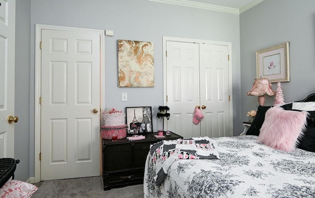 1967 Weston Hills Dr NW, Cleveland, TN 37312 - bedroom featuring crown molding, carpet floors, and a closet