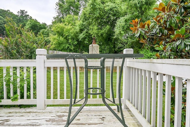 1967 Weston Hills Dr NW, Cleveland, TN 37312 - deck featuring a lawn