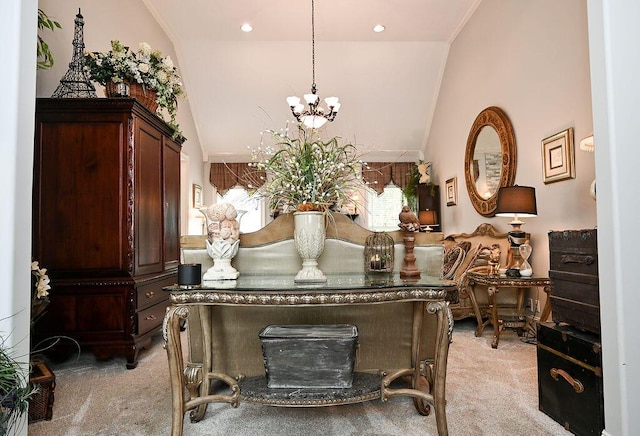 1967 Weston Hills Dr NW, Cleveland, TN 37312 - detailed view of carpet flooring and a chandelier